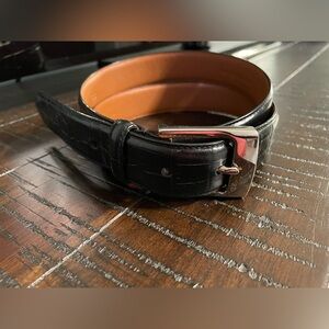 Black leather Polo Ralph Lauren belt men’s size 34